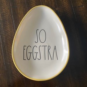 Rae Dunn SO EGGSTRA Easter plate